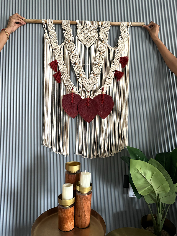 Boho Breaded Wall Hanging