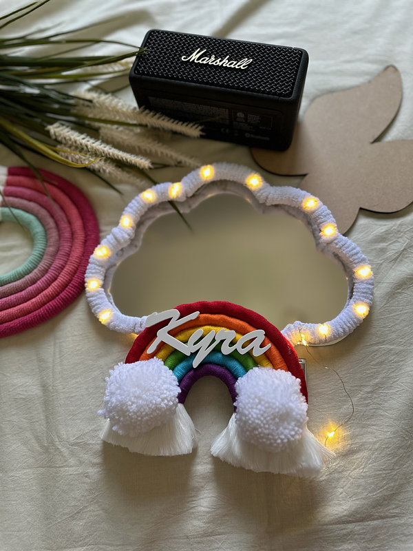 Half Mirror Cloud Dream Catcher