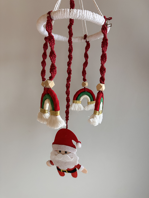 Santa Hanging