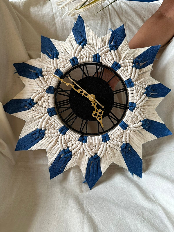 Mandala Clock with Double Color